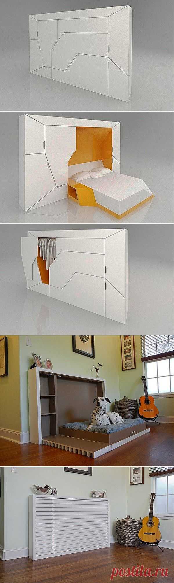 Уникальные кровати для экономии пространства / Домоседы