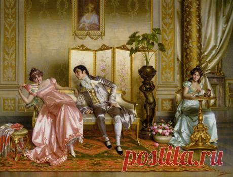 Художник Vittorio Reggianini|Элегантная живопись