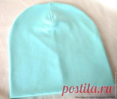 Шьем трикотажную шапку-носок быстро и легко.