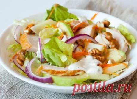 Салат с копченой курицей. Рецепты салата с копченой курицей.