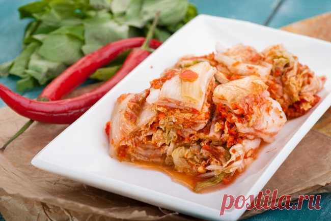 Капуста по-корейски - oстрая, пряная, с дразнящим аппетит ароматом