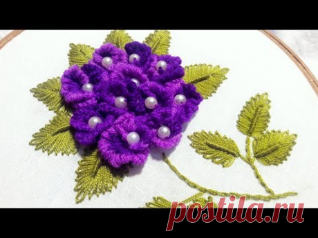 Hand embroidery. Brazilian embroidery by nakshi katha.