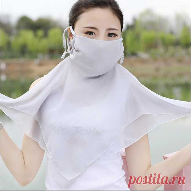 305.1руб. |Nueva Máscara de protección del cuello respirable de primavera y verano para mujer, máscara protectora para el sol, máscara antipolvo, mascarilla de gasa para la boca|Mascarillas| |  - AliExpress ¡Compra fácil, vive mejor!  Aliexpress.com