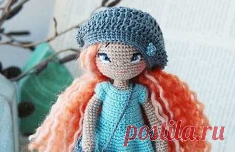 Вяжем зонтик для куколки амигуруми - Handmade-Paradise