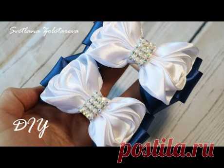 Бантики в школу из лент 🎀 Канзаши 🎀 DIY 🎀 Svetlana Zolotareva