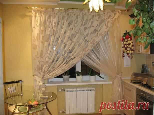 Шторы для кухни. Идеи | Домохозяйки