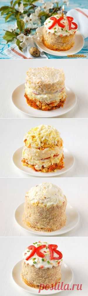 Салат «Пасхальный кулич» - Простые рецепты Овкусе.ру