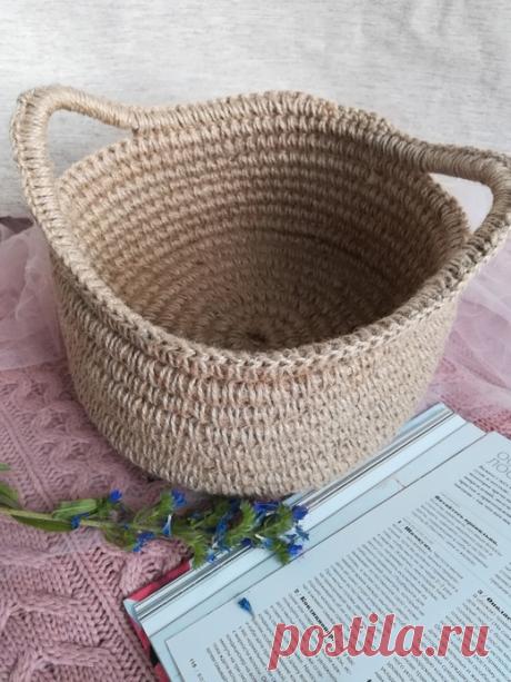 Декор для дома корзина с ручками купить у мастера без наценок! - DIY Рукоделие портал о рукоделии от мастеров для мастеров и не только!
