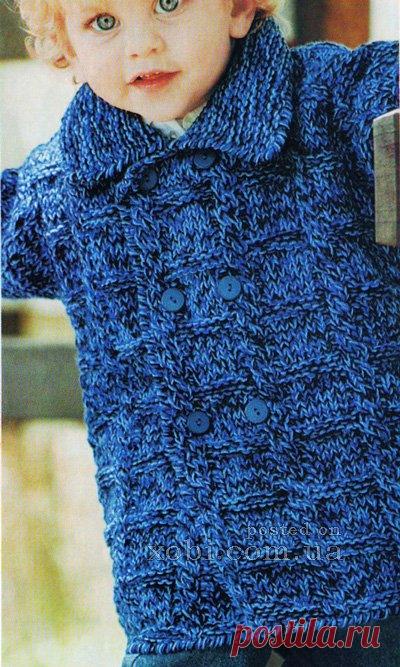 Детские пальто и курточки вязаные крючком и спицами » Страница 4