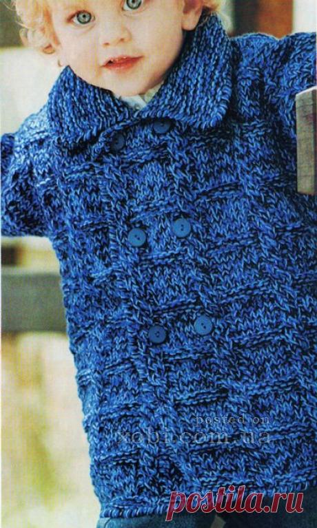Детские пальто и курточки вязаные крючком и спицами » Страница 4