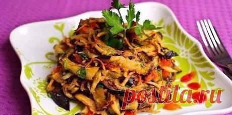 Худеем вкусно! | GIF рецепты | Диеты | ЗОЖ. 5 интересных низкокалорийных салатиков с баклажанами!