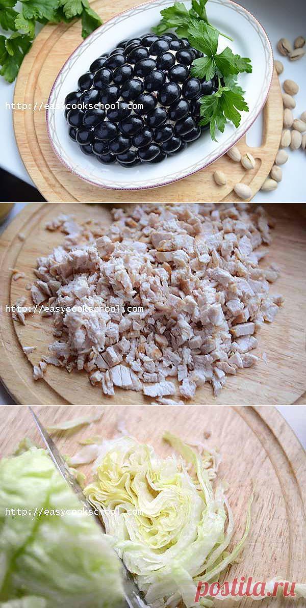 Как приготовить салат «Виноградная гроздь» | Легкие рецепты