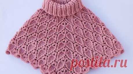 🌿 Discover the Elegant Crochet Poncho Give Life to your Projects! For all sizes!