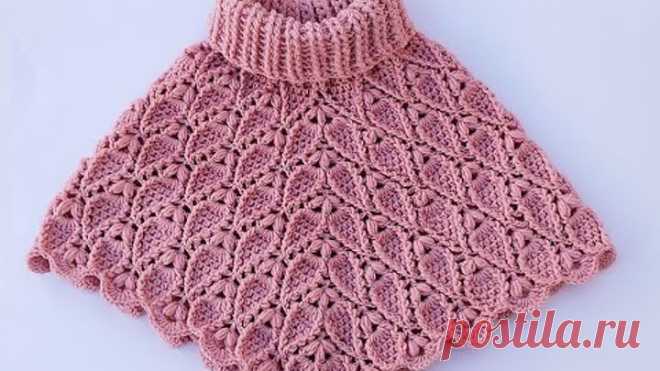 🌿 Discover the Elegant Crochet Poncho Give Life to your Projects! For all sizes!