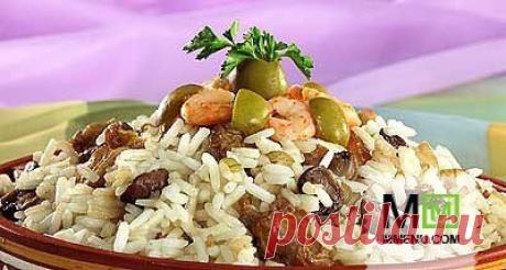 Плов из окорочков с грибами - кулинарный рецепт. Миллион Меню
