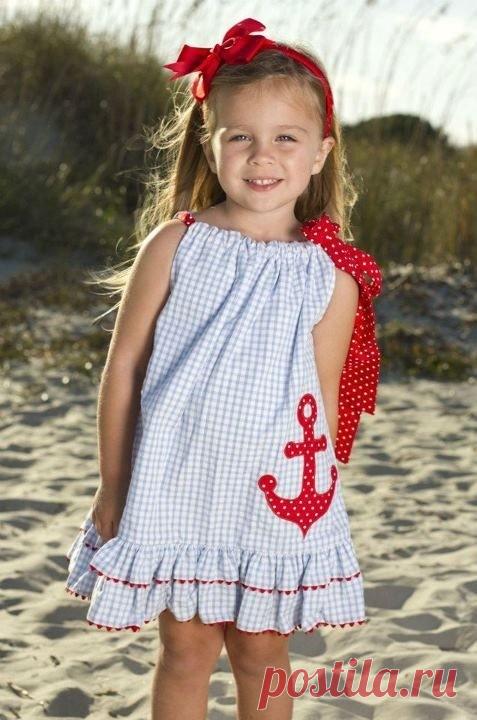 Простые детские сарафанчики. Идеи и выкройка