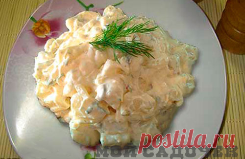 Картофельный салат по простому — Сад Заготовка