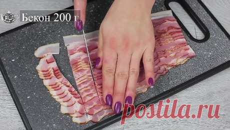 Вот это вкуснота! Картофельные ньокки с беконом на ужин. Блюдо из картофеля