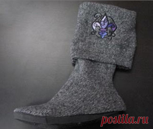 Как сшить сапоги из пуловера