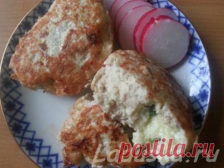 Куриные котлеты с сыром