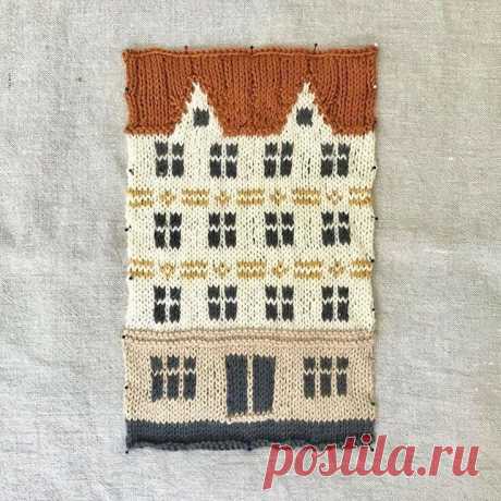 Уютные вязаные домики 🧶🏠 | Вязаный стиль | Дзен