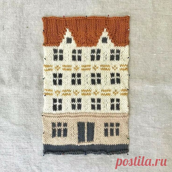Уютные вязаные домики 🧶🏠 | Вязаный стиль | Дзен
