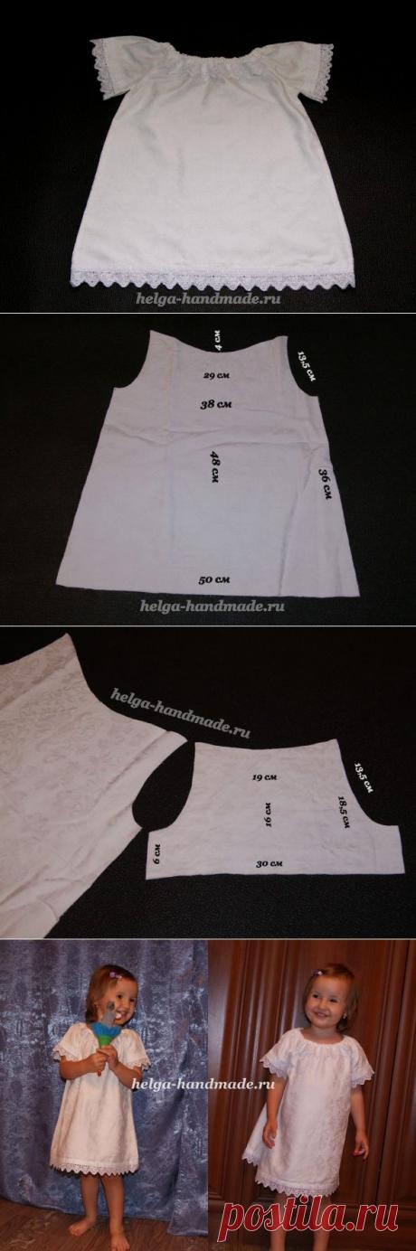 Шьем крестильное платье для девочки (выкройка) своими руками, мастер-класс | helga-handmade.ru