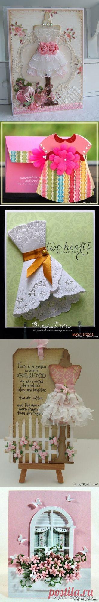 Идеи оформления открыток, мастер-класс / Бумага и карандаши (скрапбукинг, оригами, и т.д.) /