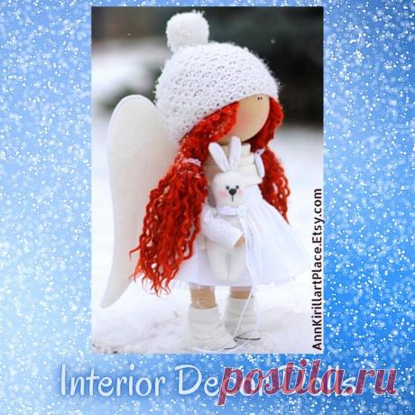 Xmas Tilda Doll Winter Decor Doll Christmas Doll Handmade | Etsy