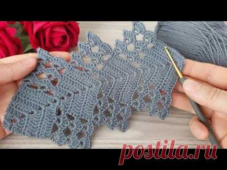 Easy & Beautiful Crochet Pattern 🧶 Perfect for Summer Blouse, Table Runner, Skirt, Dress, or Top!