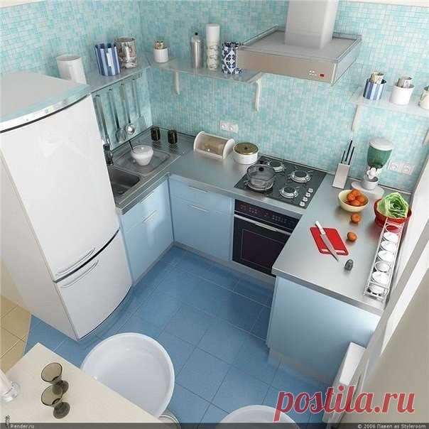Маленькая кухня.