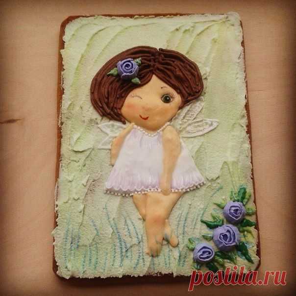 Феечка. Пряничная картина.