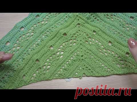 Шаль перевязала, салфетка с орнаментом снова в работе.