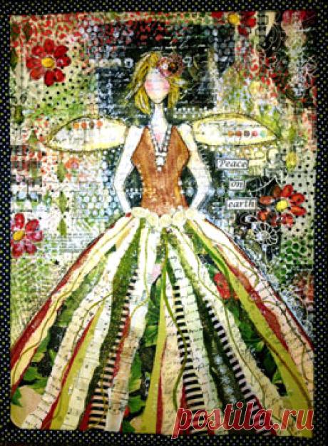 art mixed media and textile crafts for creativity - Поиск в Google
