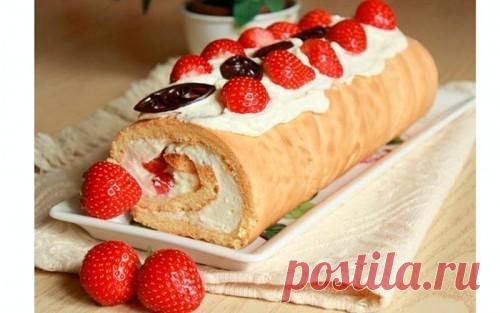 Сладкие рулеты для хорошего настроения / Простые рецепты