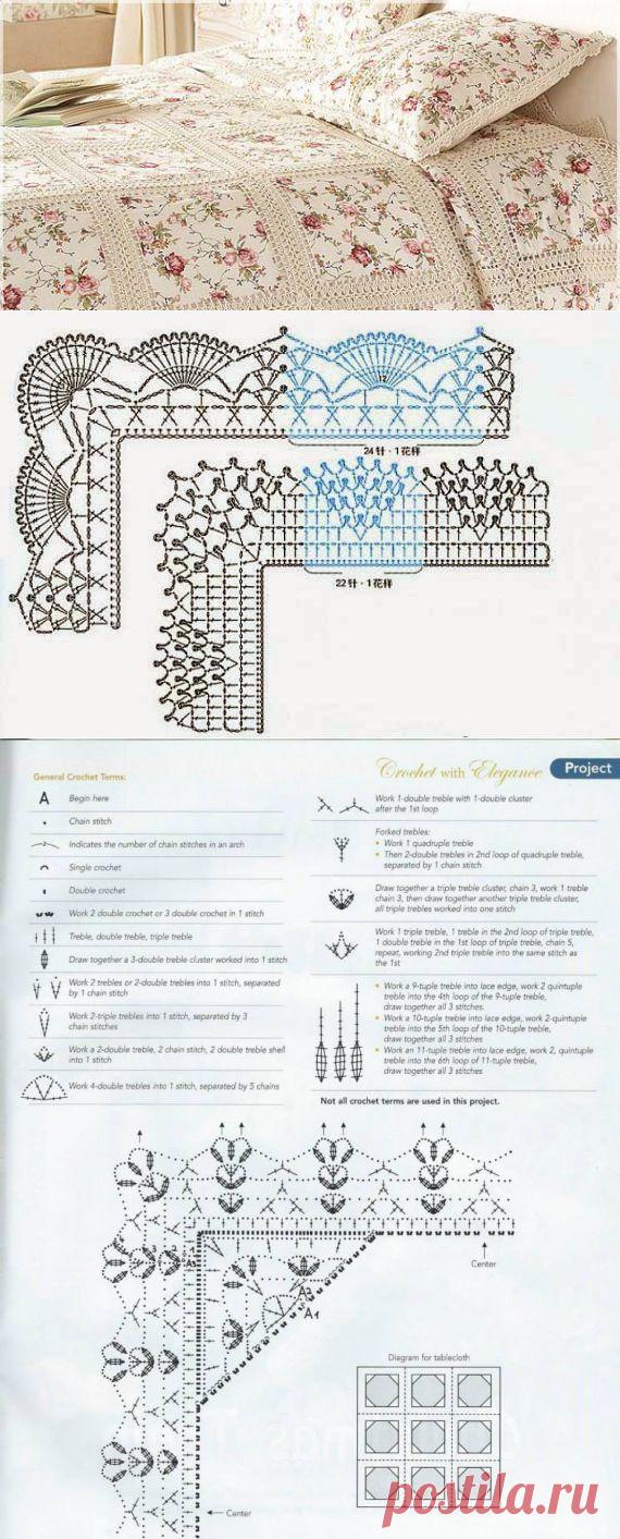 Сочетание ткани и вязания крючком - Рукоделие
