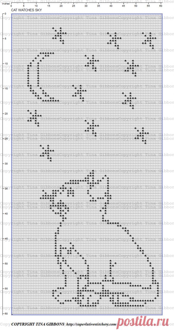 Превосходная вышивка: Кошки