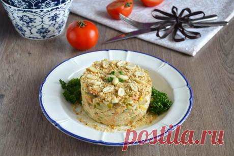 Салат с белыми грибами и курицей рецепт с фото пошагово и видео - 1000.menu