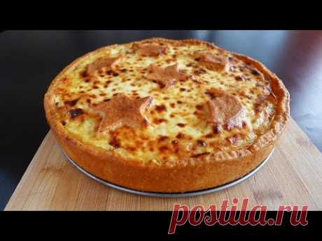 Невероятный новогодний пирог с сыром и кроликом