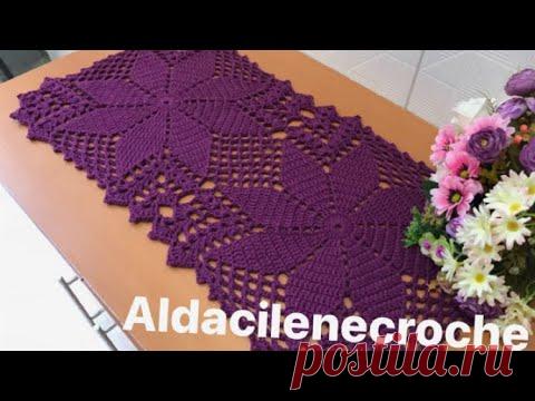 Centro  de Mesa em Crochê Verônica Canhoto passo a passo