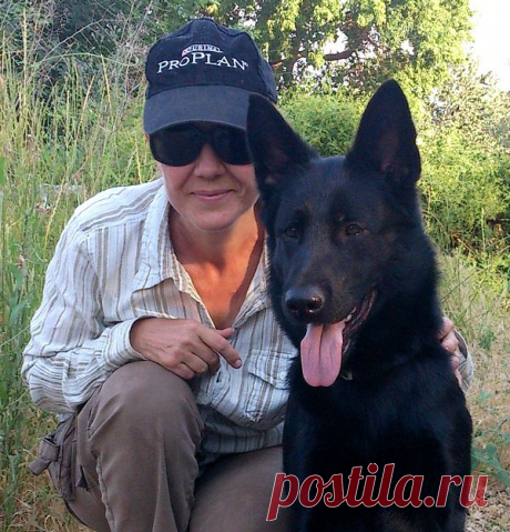 Мы с Вайзе (ей два годика) на День кинолога, 21 июня 2015 года.