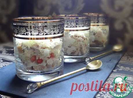 Салат-коктейль с курицей и гранатом – кулинарный рецепт