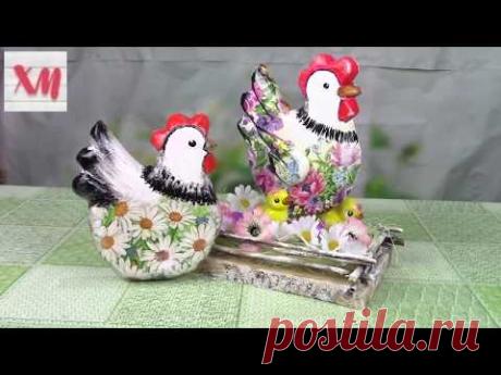 Курочка с цыплятами своими руками/ DIY chicken with chickens. ХоббиМаркет