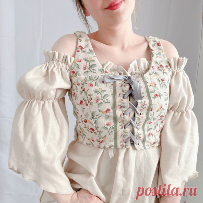 Lace Up Corset Top: A Beginner-Friendly Guide with Free Pattern - Sparrow Refashion: A Blog for Sewing Lovers and DIY Enthusiasts