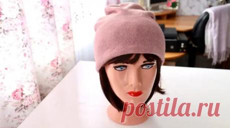 Буквально за 15 минут сшила шапку родом из 80-х годов. Теперь она вернулась из прошлого и снова на пике популярности - Сам себе мастер - медиаплатформа МирТесен