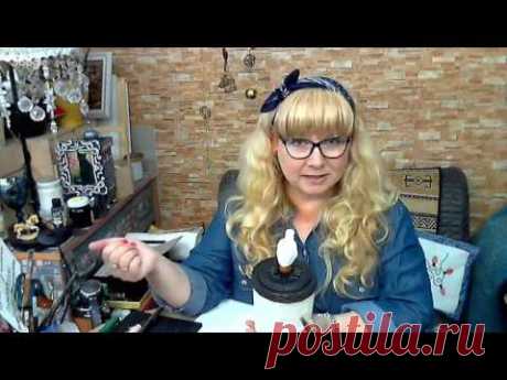 Наташа Фохтина.  Пластиковая емкость, как объект декорирования. 04.07.17