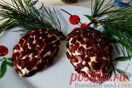 Рецепт: Салат-закуска "Еловые шишки" на RussianFood.com