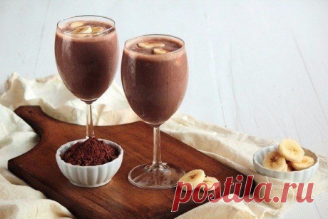 Бананово-шоколадный коктейль