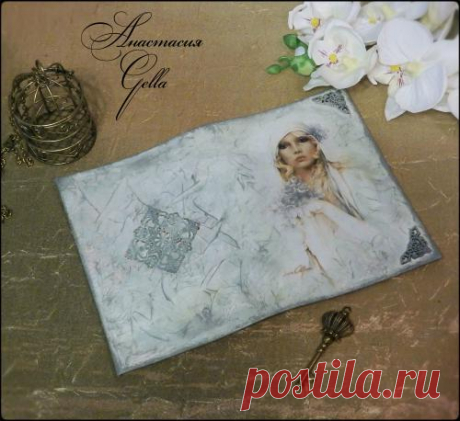Декупаж - Сайт любителей декупажа - DCPG.RU | Декупаж на обложке с использованием распечатки. Особенности, хитрости
