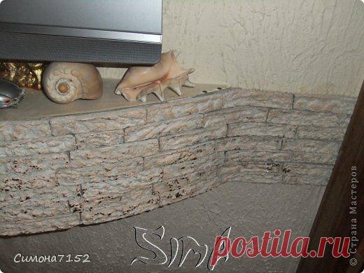 Декорирование стены камнем из бумаги | Страна Мастеров